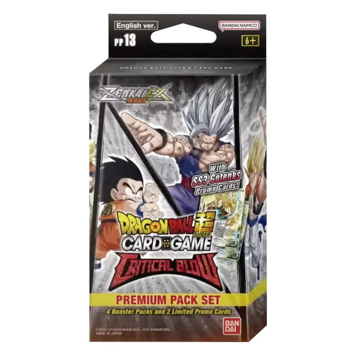 Critical Blow Premium Pack Set 13 [PP13] – Dragon Ball Super Card Game English sealed product