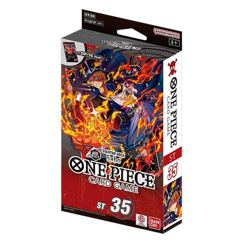 Starter Deck RED/BLACK Sabo [ST-35] English – One Piece Card Game English sealed product